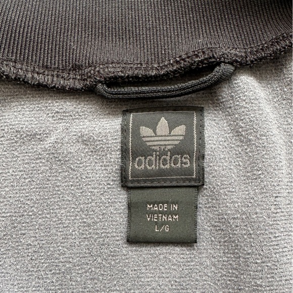 Adidas Zip-Up Active Sweater - Black/White - Lightweight- Size: Large - Picture 8 of 9